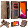 Caseme 008 iPhone 11 Pro Hoesje Uitneembare 2in1 Bookcase Portemonnee - Bruin