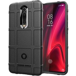 Mobigear Rugged Shield Xiaomi Mi 9T Hoesje Flexibel TPU Backcover Shockproof - Zwart