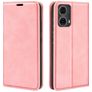 Mobigear Retro Slim Motorola Moto G85 Hoesje Bookcase Portemonnee - Roze