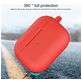 Mobigear Classic Apple AirPods 3 Hoesje Flexibel Siliconen - Rood