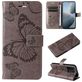 Mobigear Butterfly Xiaomi 14T Hoesje Bookcase Portemonnee - Grijs