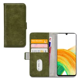 Mobilize Elite Gelly Samsung Galaxy A33 Hoesje Bookcase Portemonnee - Groen