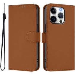 Mobigear Urban Wallet iPhone 16 Pro Hoesje Bookcase Portemonnee - Bruin