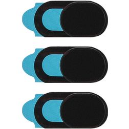 Xccess Selfie Camera Webcam Cover Privacyschuifje - Zwart (3-Pack)