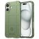 Mobigear Rugged Shield iPhone 16 Plus Hoesje Flexibel TPU Backcover Shockproof - Groen