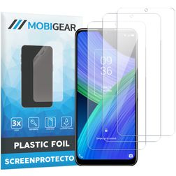 Mobigear TCL 20 5G Screenprotector Folie - Case Friendly (3-Pack)