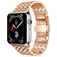 Mobigear Dragon Stalen Apple Watch Bandje Vouwsluiting - 49/46/45/44 mm - Roségoud