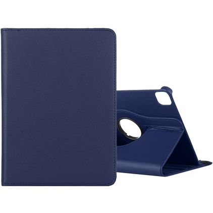 Mobigear DuoStand iPad Pro 11 Inch (2020) Hoes Draaibare Bookcase - Donkerblauw