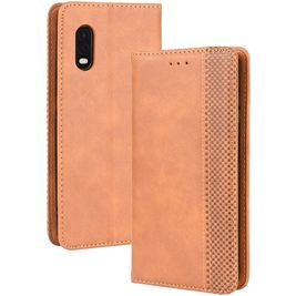 Mobigear Sensation Samsung Galaxy Xcover Pro Hoesje Bookcase Portemonnee - Cognac