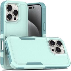 Mobigear Heavy Armor iPhone 16 Pro Hoesje Hardcase Backcover Shockproof - Groen