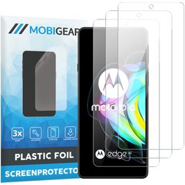 Mobigear Motorola Edge 20 Screenprotector Folie - Case Friendly (3-Pack)