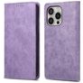 Mobigear Wallet iPhone 16 Pro Hoesje Bookcase Portemonnee - Paars