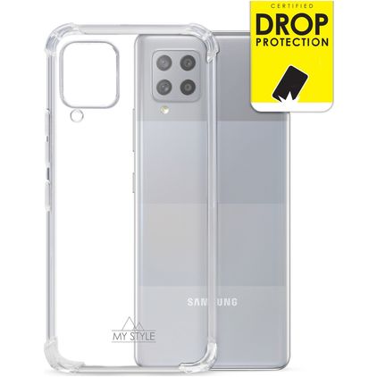 My Style Protective Flex Doorzichtig Samsung Galaxy A42 Hoesje Flexibel TPU Backcover Shockproof - Transparant