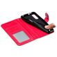 Mobigear Flowers Xiaomi Mi A3 Hoesje Bookcase Portemonnee - Rood