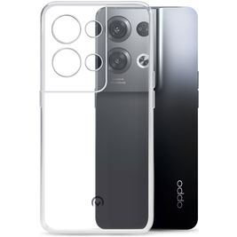 Mobilize Gelly Doorzichtig OPPO Reno 8 Hoesje Flexibel TPU Backcover - Transparant