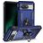 Mobigear Armor Ring Google Pixel 8a Hoesje Hardcase Backcover Shockproof met Ringhouder - Blauw