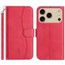 Mobigear S Line iPhone 17 Pro Hoesje Bookcase Portemonnee - Rood