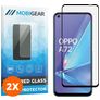 Mobigear Premium OPPO A72 Glazen Screenprotector - Case Friendly - Zwart (2-Pack)