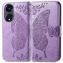 Mobigear Butterfly OPPO Reno 8T 5G Hoesje Bookcase Portemonnee - Paars