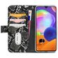 Mobilize Gelly Zipper Samsung Galaxy A31 Hoesje Uitneembare 2in1 Clutch - Zwart
