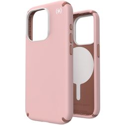 Speck Presidio2 Pro iPhone 15 Pro MagSafe Hoesje Hardcase Backcover Shockproof - Dahlia Pink