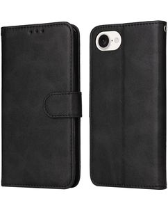 Mobigear Wallet iPhone 16e Hoesje Bookcase Portemonnee - Zwart