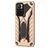 Mobigear Armor Stand Xiaomi Redmi Note 11T Hoesje Hardcase Backcover Shockproof met Standaard - Goud