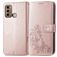 Mobigear Clover POCO X3 GT Hoesje Bookcase Portemonnee - Roségoud