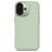 Decoded Stacks iPhone 16 Siliconen MagSafe Hoesje Backcover - Mist Green