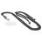 Mobiparts Nylon Phonecord Universeel Telefoonkoord Verstelbaar - Urban Grey