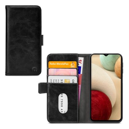 Mobilize Elite Gelly Samsung Galaxy A12 Hoesje Bookcase - Zwart