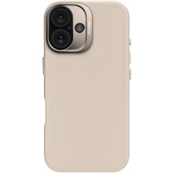 Decoded iPhone 16 MagSafe Hoesje Echt Leer Backcover - Clay