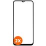 Mobigear Premium Motorola Moto G8 Power Lite Glazen Screenprotector - Case Friendly - Zwart (2-Pack)