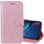 Mobigear Roses iPhone XR Hoesje Bookcase Portemonnee - Roségoud