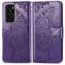 Mobigear Butterfly Huawei P40 Hoesje Bookcase Portemonnee - Paars