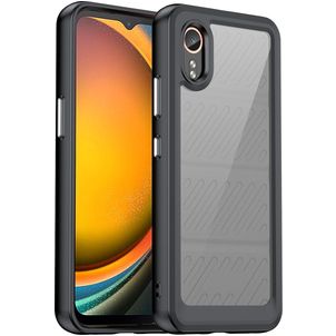 Mobigear Crystal Samsung Galaxy Xcover 7 Hoesje Hardcase Backcover - Zwart