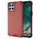 Mobigear Honeycomb iPhone 12 Pro Max Hoesje Hardcase Backcover Shockproof - Rood