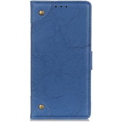 Mobigear Ranch OPPO Reno 4 Pro 5G Hoesje Bookcase Portemonnee - Blauw