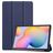 Mobigear Tri-Fold Samsung Galaxy Tab S6 Lite Hoes Bookcase - Donkerblauw