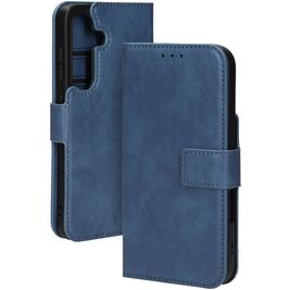 Mobiparts Classic Wallet Samsung Galaxy S25 MagSafe Hoesje Bookcase - Steel Blue
