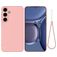 Mobigear Rubber Touch Samsung Galaxy S25 FE Siliconen Hoesje Backcover - Roze