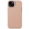 Nudient Base iPhone 15 Siliconen Hoesje Backcover - Peach Orange