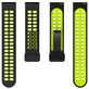 Mobigear Sport Plus Mag Siliconen Smartwatch Bandje Magneetsluiting - Universeel 20 mm aansluiting - Zwart / Groen