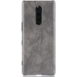 Mobigear Excellent Sony Xperia 1 Hoesje Hardcase Backcover - Grijs Mobigear Excellent Sony Xperia 1 Hoesje Hardcase Backcover - Grijs