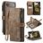 CaseMe C30 iPhone Air Hoesje Bookcase Portemonnee - Bruin