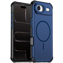 Mobigear Airbag Shockproof iPhone Air MagSafe Hoesje Hardcase Backcover Shockproof - Blauw