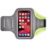 Mobigear Easy Fit Telefoonhouder Hardlopen iPhone 14 Plus Sport Hoesje Neopreen Sportarmband - Groen