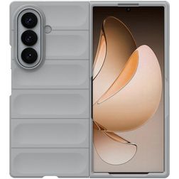 Mobigear Bumpy Samsung Galaxy Z Fold 8 Ultra Hoesje Flexibel TPU Backcover - Grijs