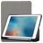 Mobigear Tri-Fold Gel iPad Pro 10.5 Inch (2017) Hoes TPU,Kunstleer Bookcase + Stylus Houder - Grijs
