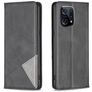 Mobigear Rhombus Slim OPPO Find X5 Hoesje Bookcase - Zwart